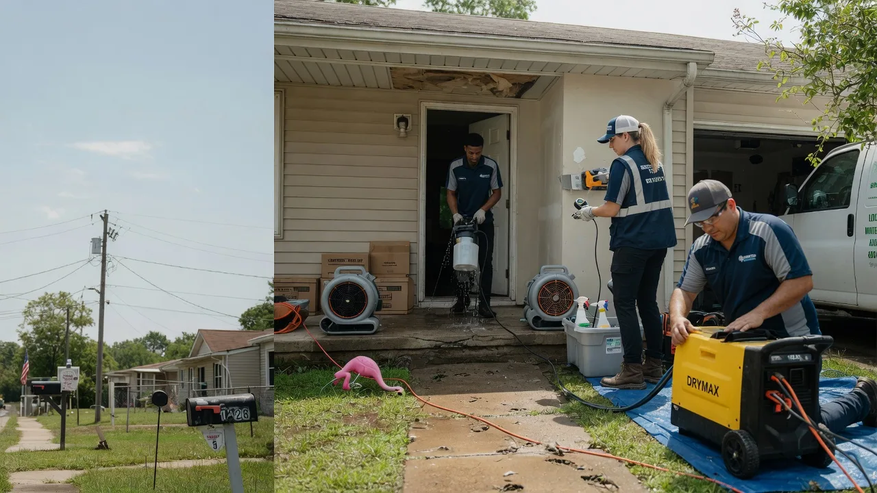 Storm Damage Water Removal in Cooksburg, PA near me